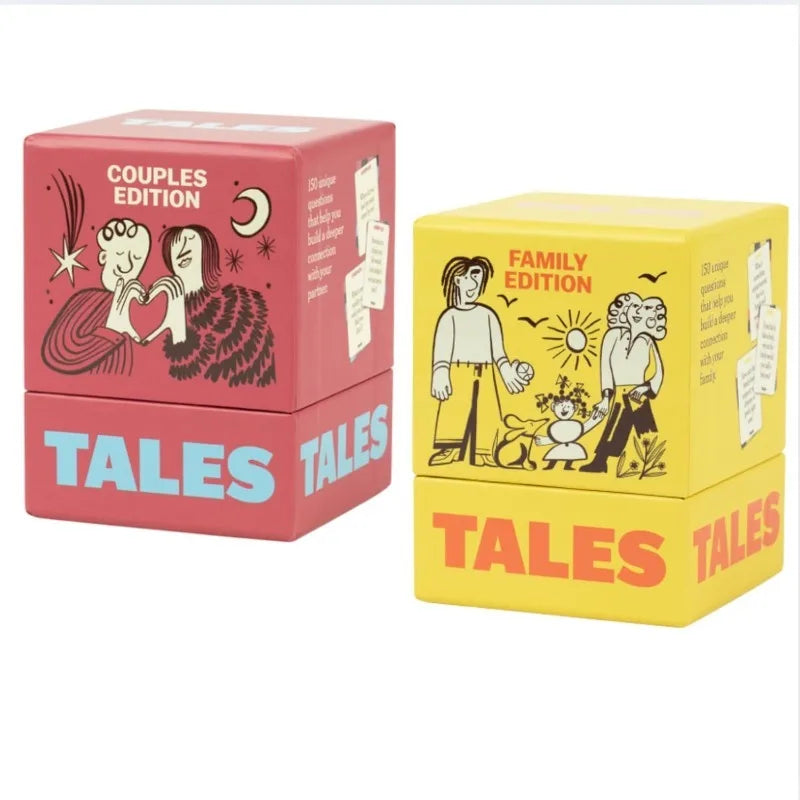 New 150Pcs Card Conversation Starter Game Family Edition Fun Icebreaker for Adults and Family Gatherings Couples Card Game Tales